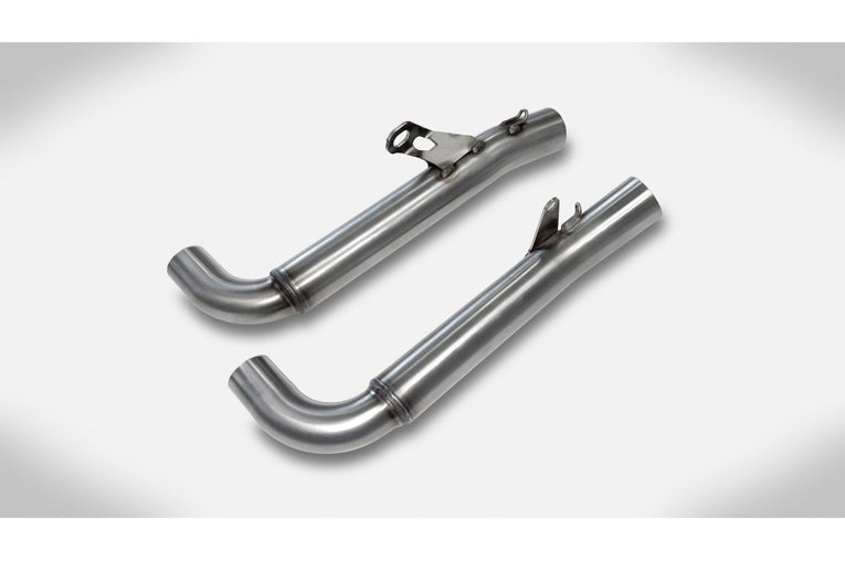 Zard Complete Exhaust for Bonneville T100 17-20 Rear Set Exhaust Conversion Kit for Stock Catalytic Converter 2017-2020