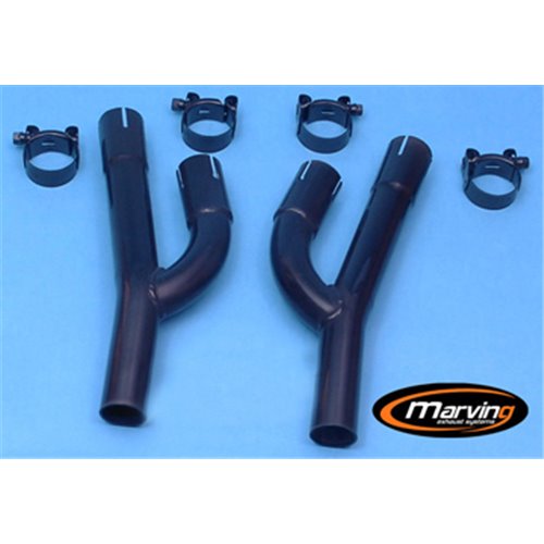 Scarico completo Marving per Kawasaki Z 550 Gp Uni-Trak 1983-