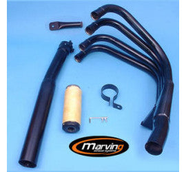 Scarico completo Marving per Kawasaki Z 550 Gp Uni-Track 1984-