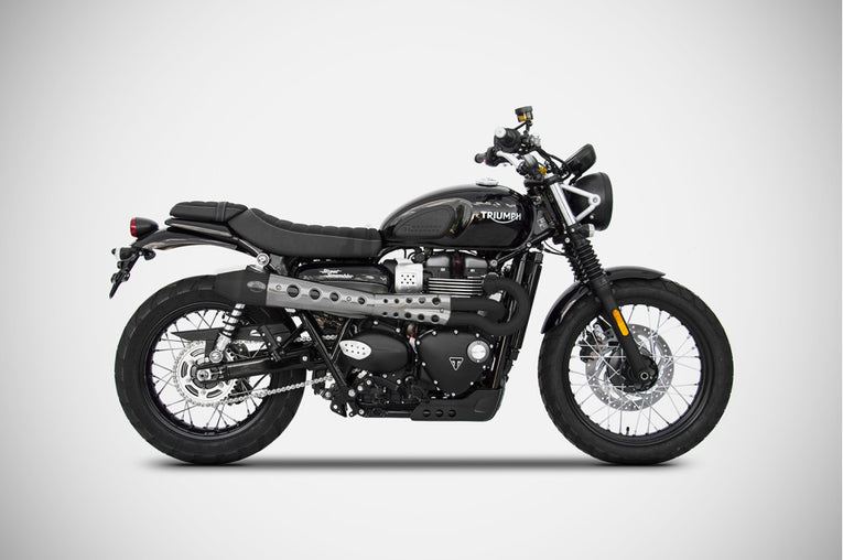 Scarico completo Zard per Scrambler 900 21-23 Kit Completo "Conico" Alto 2021-2023