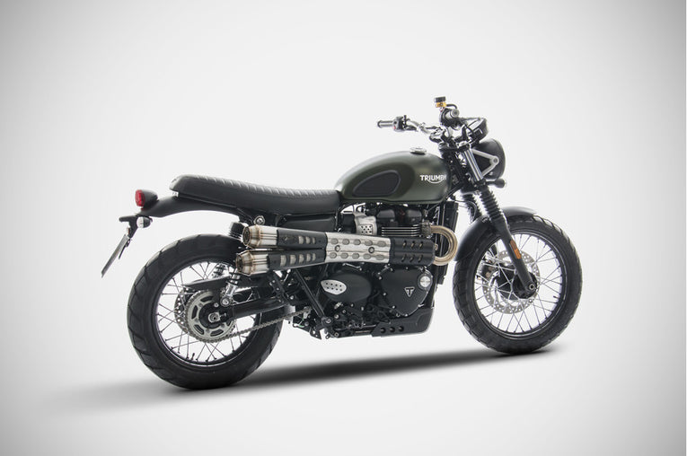 Scarico completo Zard per Scrambler 900 21-23 Slip-On 'Conico' 2021-2023