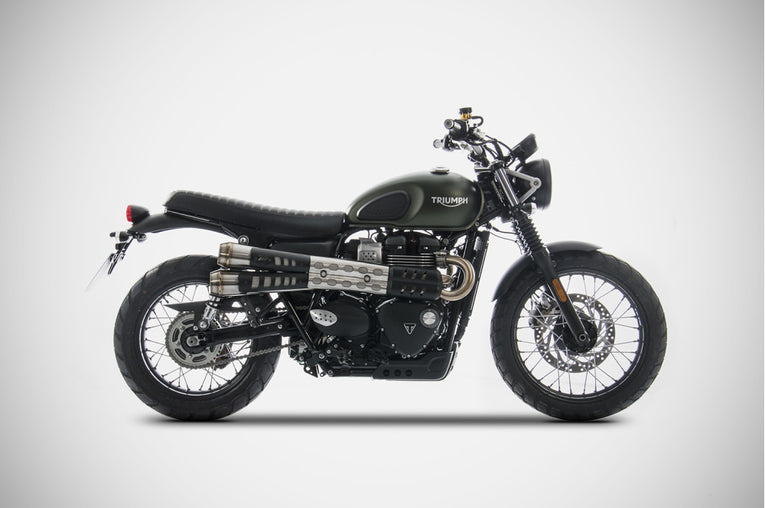 Scarico completo Zard per Scrambler 900 21-23 Slip-On 'Conico' 2021-2023