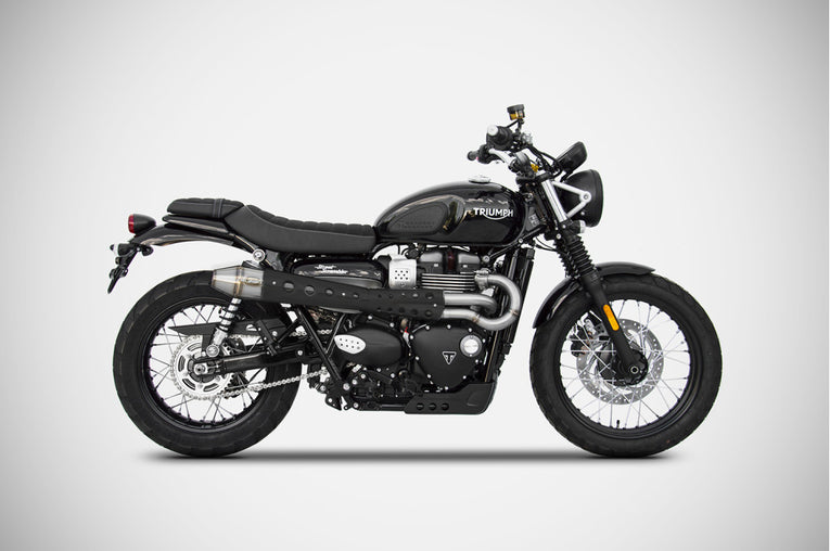 Scarico completo Zard per Scrambler 900 21-23 Kit Completo "Conico" Alto 2021-2023