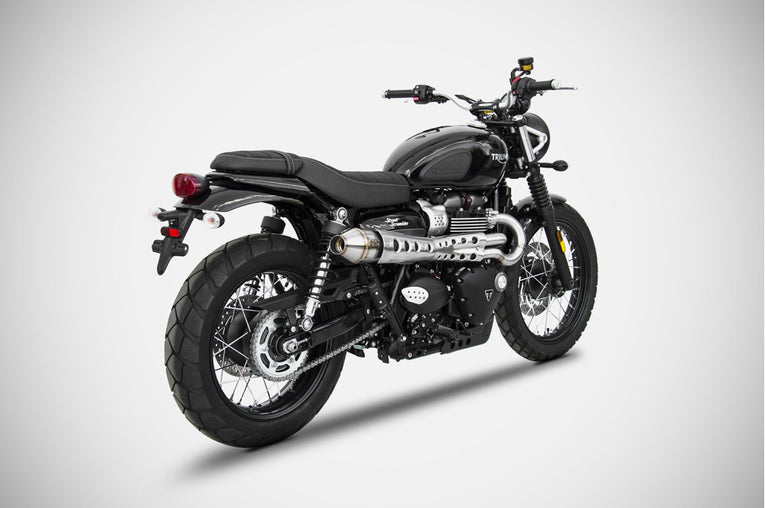 Scarico completo Zard per Scrambler 900 21-23 Kit Completo "Conico" Alto 2021-2023