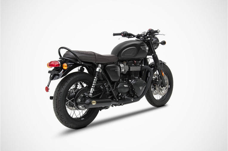 Scarico completo Zard per Bonneville T120 16-20 Slip-On A "Bottiglia" 2016-2020