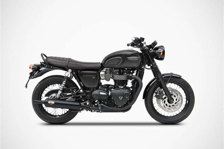 Scarico completo Zard per Bonneville T120 16-20 Slip-On A "Bottiglia" 2016-2020