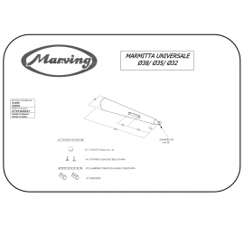 Marving Complete Exhaust for Universal Motorcycle Exhausts