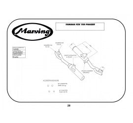 Scarico completo Marving per Yamaha Fzx 750 Phaser