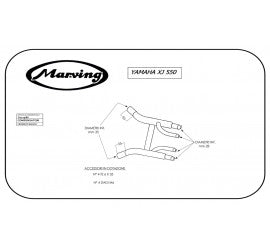 Scarico completo Marving per Yamaha Xj 550