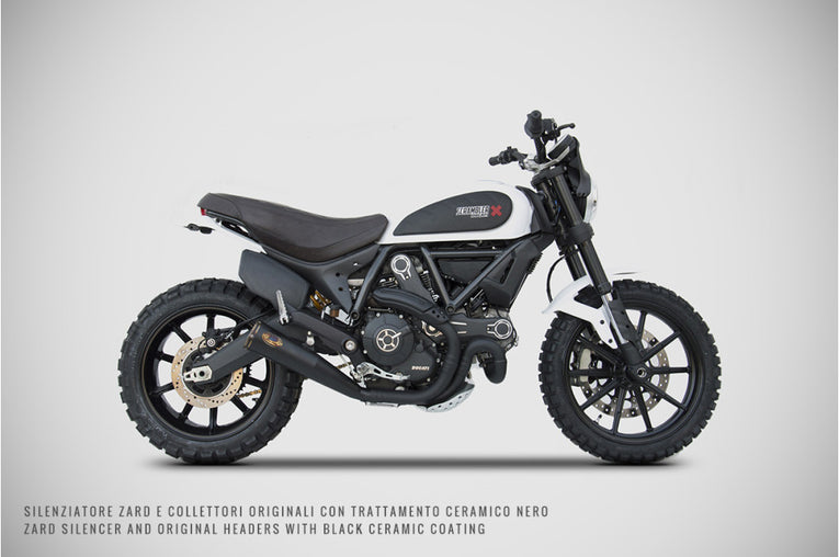 Scarico completo Zard per Scrambler 800 17-19 Slip-On "Zuma"