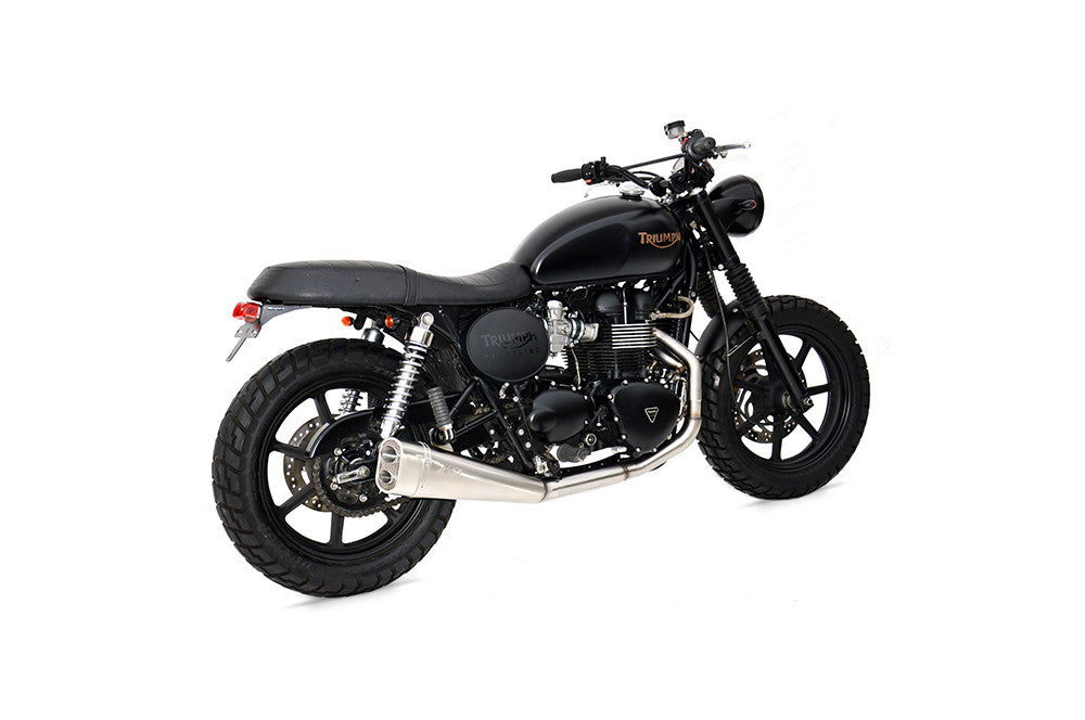 Scarico completo Zard per Bonneville T100 01-16 "Short Low Mount"